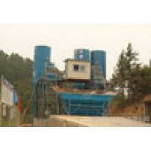 連體混凝土攪拌站2HZS25/億立建機(jī)